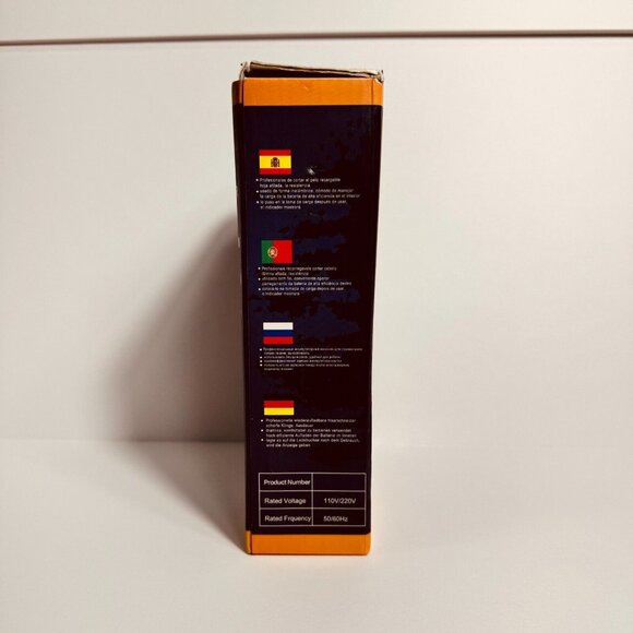 Rechargeable Hair Clipper Golden Stainless Steel Design Professional Grooming Ki - Picture 13 of 13